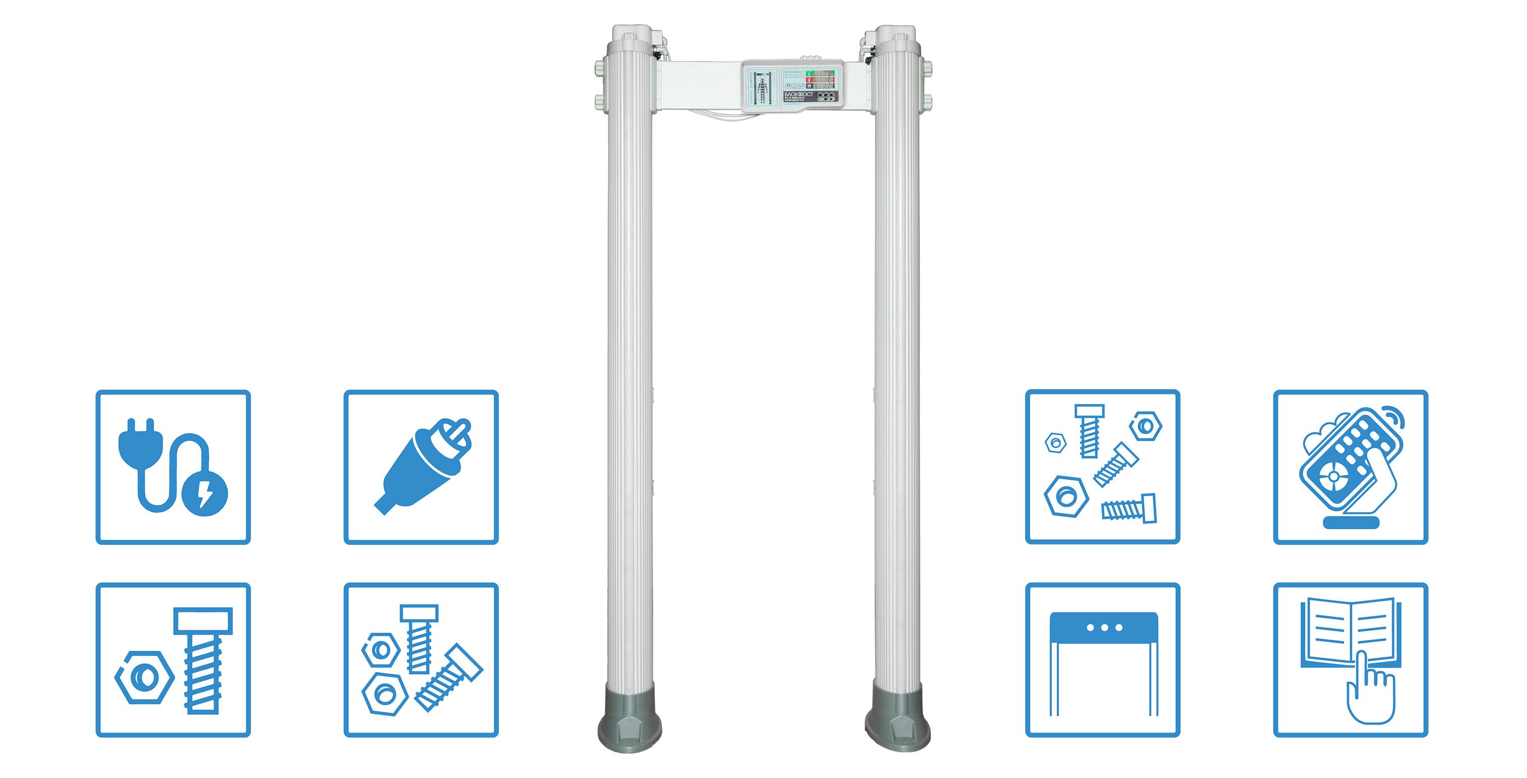Арочный металлодетектор БЛОКПОСТ РС X 3300 M K. Изображение  1
