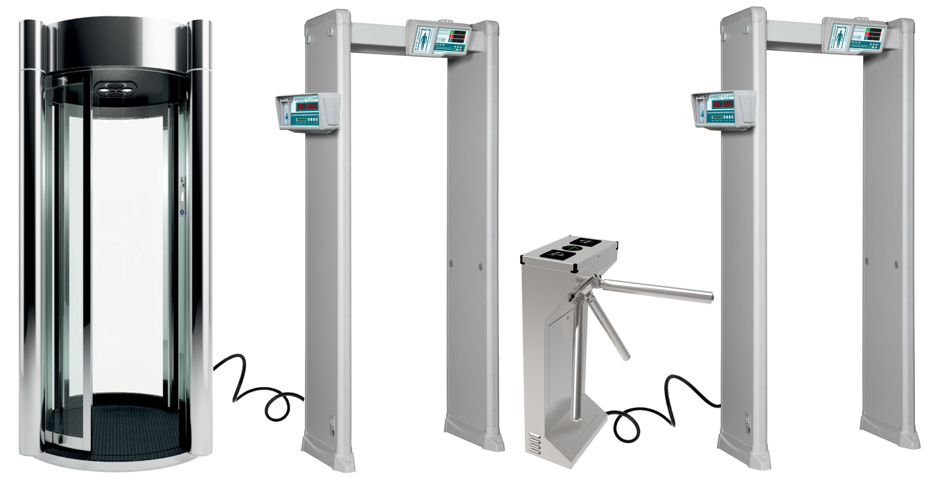 Арочный металлодетектор БЛОКПОСТ PC И 18 с измерением температуры тела. Изображение  1