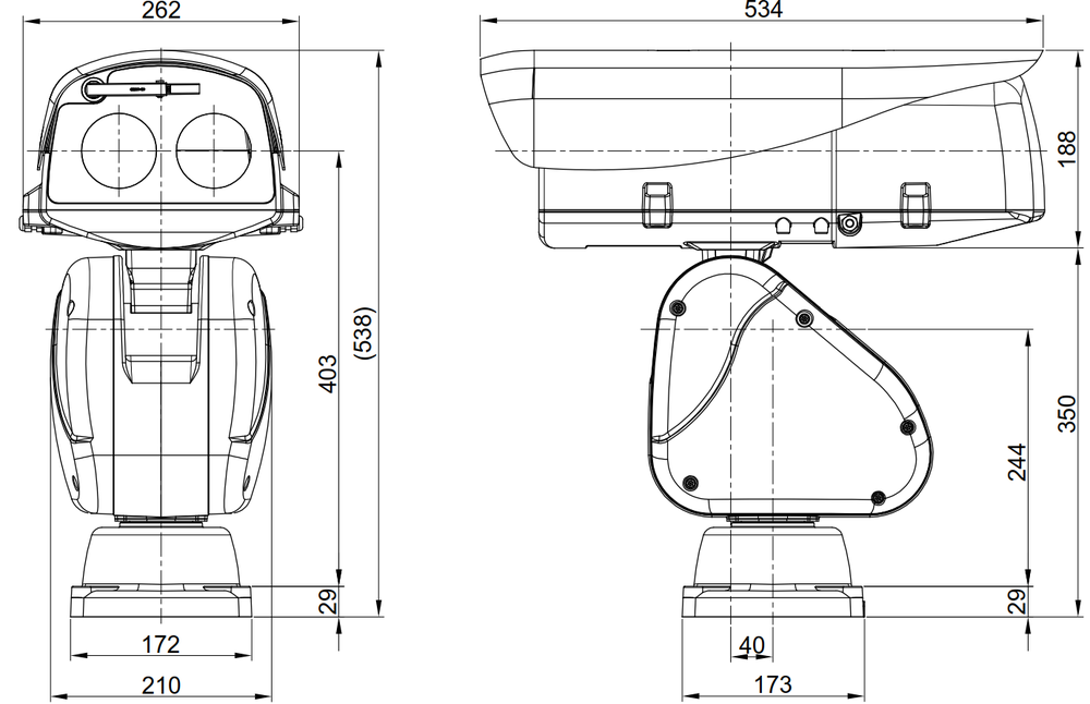 Интегрированная система наблюдения серии «Сигма» DWT-IS-C2436D-TхххD. Изображение 1 Схема DWT-SLC-2X500
