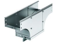 Ответвитель TDS T-образный вертикальный ун. осн.200 H50 в комплекте с крепежными элементами и соединительными пластинами, необходимыми для монтажа, горячеоцинкованный