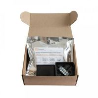 Коробка распределительная двухкомпонентная (HF) в комплекте с компаундом и с 4-кл. зажимами, сечение до 1,5 мм², 80х80х40 чёрная