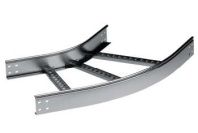 Угол горизонтальный 45 градусов 50x400 R-600, лонжерон 1,5 мм, цинк-ламельный, в комплекте с крепежными элементами и соединительными пластинами, необходимыми для монтажа