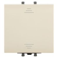 Инвертор одноклавишный модульный, Avanti, ванильная дымка, 2 модуля