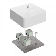 Коробка огнестойкая для кабель-канала 40-0450-FR1.5-6 Е15-Е120 RAL9003 75х75х30 (87 шт/кор)