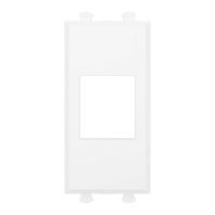 Адаптер без шторки для Keystone, Avanti, белое облако, 1 модуль