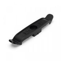 Держатель плоского кабеля двусторонний для прямого монтажа на 4 места в гофроящике чёрный (770 шт/кор)