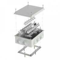 Коробка огнестойкая для о/п 40-0320-FR2.5-40 Е15-Е120 RAL7035 200х150х75 (5 шт/кор)