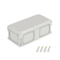 Корпус RAM box без МП 400х200х146 мм, с фланцами, непрозрачная крышка высотой 21 мм, IP66/IP67