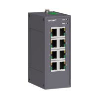 Промышленный неуправляемый коммутатор, 8×10/100Base-T(X) портов RJ45,12-48В DC/18-30В AC, с резервированием