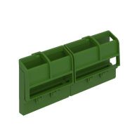 Шинный держатель FRAME 162мм (4 сегмента, до 20 полюсов), зеленый (длявсех щитков)