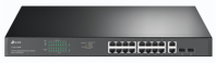 TP-Link TL-SG1218MP, 18-Port Gigabit Rackmount  Switch with 16-Port PoE+, 250 W
