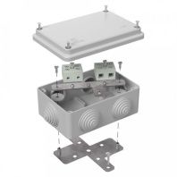 Коробка огнестойкая для о/п 40-0340-FR10.0-4 Е15-Е120 RAL7035 120х80х50 (20 шт/кор)