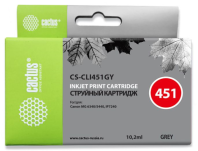 Cactus CS-CLI451GY серый (10.2мл) для Canon MG6340/5440/IP7240