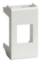 Адаптер для информационных разъемов SIEMON, Viva, 1 мод., белый