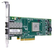 Qlogic QLE2672 16Gb Dual Port FC HBA, x8 PCIe, SR LC multi-mode optic, LP + FH, transivers included