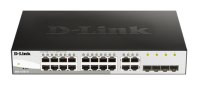 D-Link Управляемый L2 коммутатор, 16х1000Base-T, 4хCombo 1000Base-T/SFP, упрощенный интерфейс CLI, Web-интерфейс, SNMP