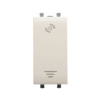 Диммер кнопочный модульный для LED ламп, Avanti, ванильная дымка, 1 модуль