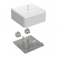 Коробка огнестойкая для кабель-канала 40-0470-FR2.5-6 Е15-Е120 RAL9003 103х103х45 (22 шт/кор)