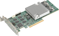 Supermicro AOC-S3916L-H16IR-O 16-port/12Gb/s/240 SATA/SAS drives/ RAID (0/1/5/6/10/50/60)/8GB DDR4 on-card cache/SlimSASx8