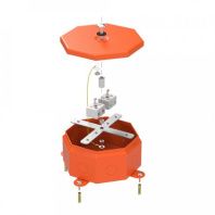 Коробка металлическая огнестойкая Октагон 70-0101-FR10.0-4 Е15-Е120 RAL2004 130х130х63 (9 шт/кор)