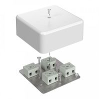 Коробка огнестойкая для кабель-канала 40-0470-FR2.5-8 Е15-Е120 RAL9003 103х103х45 (22 шт/кор)