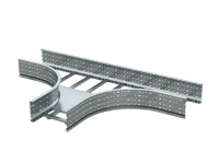 Т-ответвитель лестничный 100х700, цинк-ламельный