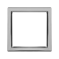 Декоративная вставка для рамок из натуральных материалов 1 пост (2 мод.), Avanti, хром