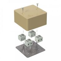 Коробка огнестойкая для кабель-канала 40-0460-FR6.0-8 Е15-Е120 RAL1001 85х85х45 (44 шт/кор)