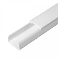 Кабель-канал белый 2-й замок 25х16 мм (50м/уп)