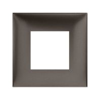 Рамка 1 пост (2 мод.), Avanti, серый жемчуг