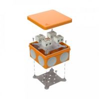 Коробка огнестойкая для о/п двухкомпонентная 60-0300-FR10.0-8 Е15-Е120 RAL2003 100х100х50 (14 шт/кор)