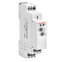 Реле времени, задержка включения, конфигурация контакта 2CO, AС/DC 12-240В