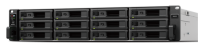 Synology 2U/12bay 12C 2,1GhzCPU/16Gb(128)/RAID0,1,10,5,6/upto 96HDD (7xRX1222sas)/2xUSB/4GbE+2x10GE(RJ-45)/2Expslot/iSCSI/2xIPcam(up to128)/2xPSU/no rail/1YW