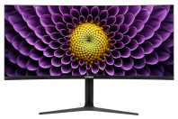 IRBIS NOBLEVIEW 38'' LED Monitor Curved 3840x1600, 21:9, IPS, 300 cd/m2, 2000:1, 3ms, HDMI, DP USB-C(65W) USB-Ax2 USB-B 75Hz Tilt Height Swivel Speak VESA Black 3y  (China)
