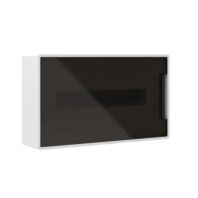 Щиток 18 мод настенный FRAME, белый, с тонированной дверцей, с 2-мяшинами PEN на 8 и 10 отв.