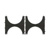 Держатель расстояния (кластер) для двустенных труб, д.110мм, двойной