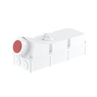 Розетка настенная с механической блокировкой и боковым расположением разъема WIS IP67 125А 3P+E 400В