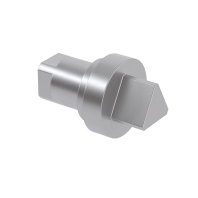 Личинка для поворотного замка навесных корпусов под ключ треугольногопрофиля 8 мм