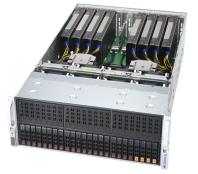 Supermicro A+ 4U Server 4124GS-TNR noCPU(2)7003/7002 EPYC/TDP 280W/no DIMM(32)/SATARAID HDD(35)SFF+HDD(2)SFF NVMe(4)SFF/2x1Gbe/ support up to 8 double/ width GPU