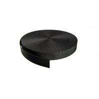 Лента монтажная полиэфирная 20 мм черная (50м/уп)