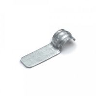 Скоба металлическая однолапковая СМО d8-9 мм для монтажного пистолета (без отверстий) (100 шт/уп)