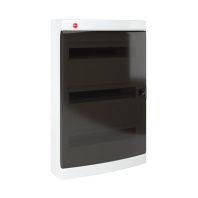 Щиток настенный с дверцей 54 мод.,IP41, белый, с клеммным блоком 63А и замком