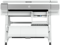 HP DesignJet T950 Printer (36",4color,2400x1200dpi,1Gb, 21spp A1, 120 A1 p/hr, max roll d 140mm, GigEth/Wi-Fi,stand,mediabin,roll/sheetfeed,tray50 (A3/A4), autocutter, 40 sheet L.F. Stacker, white)