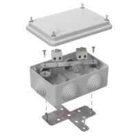 Коробка огнестойкая для о/п 40-0340-FR1.5-4 Е15-Е120 RAL7035 120х80х50 (20 шт/кор)