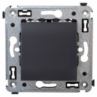 Вывод кабеля из стены, Avanti, черный матовый