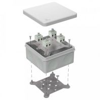 Коробка огнестойкая для о/п двухкомпонентная 60-0300-FR2.5-8 Е15-Е120 RAL7035 100х100х50 (14 шт/кор)