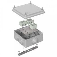 Коробка огнестойкая для о/п 40-0300-FR6.0-6 Е15-Е120 RAL7035 100х100х50 (14 шт/кор)