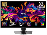 MSI MAG 322UP QD-OLED E16 31,5" 16:9 UHD(3840x2160) QD-OLED Flat,True Black 400, 0.03ms(GTG), 1,5M:1, 250nits, 2xHDMI, DP, Type-C, Tilt,Swivel,Height,Pivot,VESA,165Hz,Black,1y w-ty