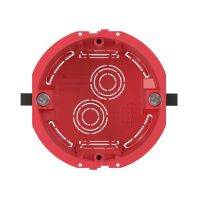 Подрозеточная коробка для полых стен, глубиной 60мм, 2 модуля