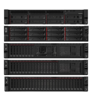 Lenovo ThinkSystem SR655 Rack 2U,1xEPYC 7702P 64C (2.0GHz/200W),16xDIMM DDR4 UP to 2TB,16xSFF SAS/SATA,2x25GbE SFP28,1x1100W,2x2.8m p/c, 7Z01S60900